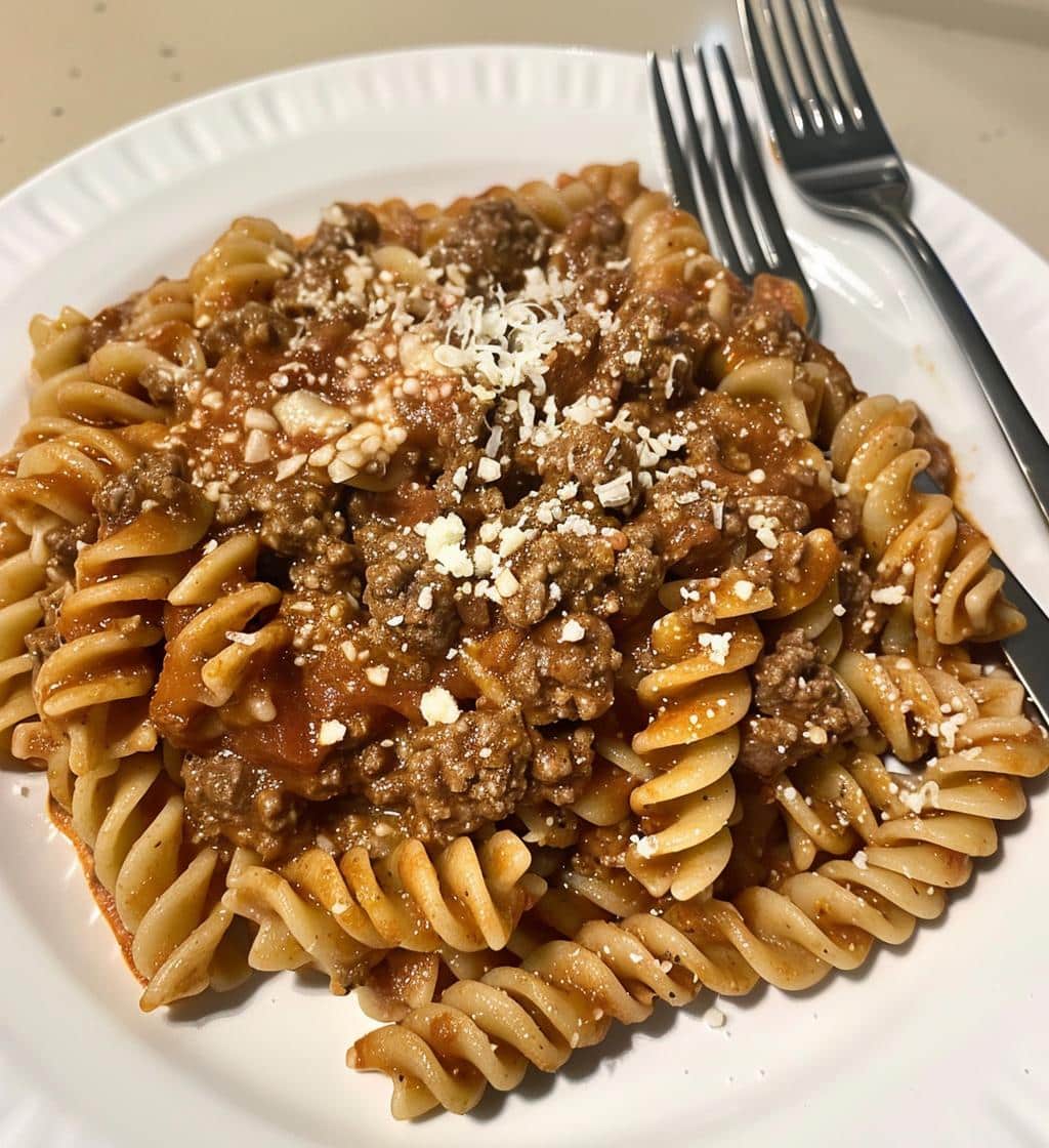 High Protein Beef Pasta