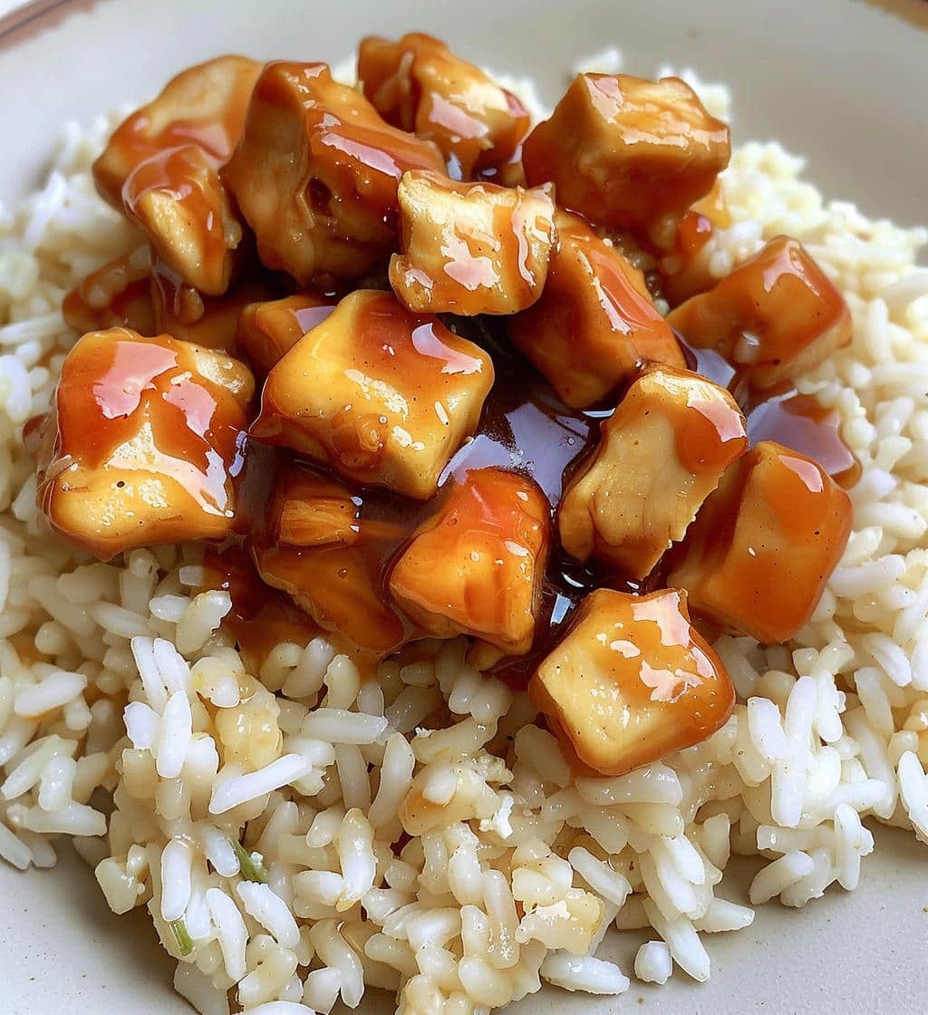 Honey BBQ Chicken Rice - detail 1