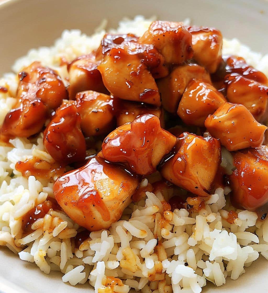 Honey BBQ Chicken Rice