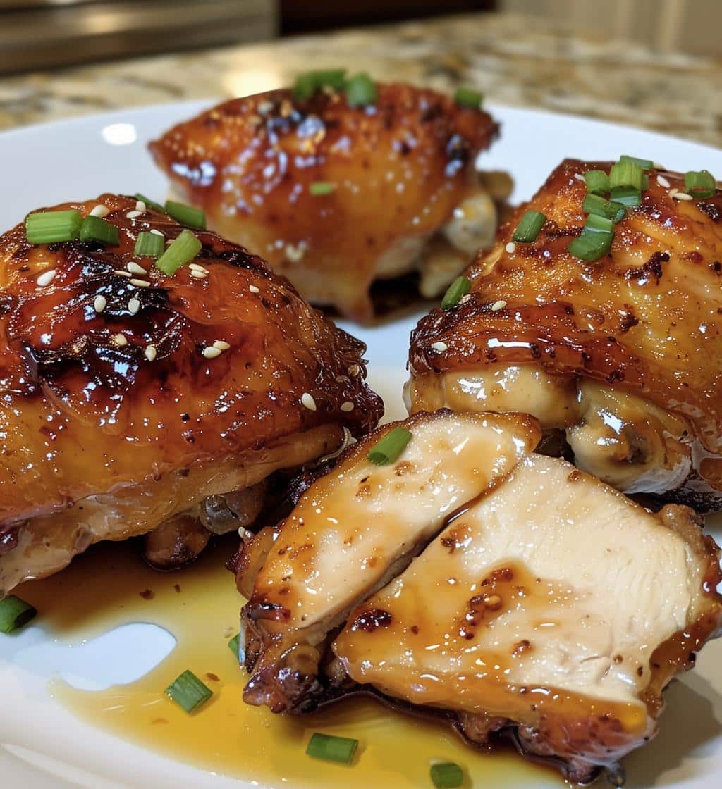 Honey Garlic Chicken Thighs