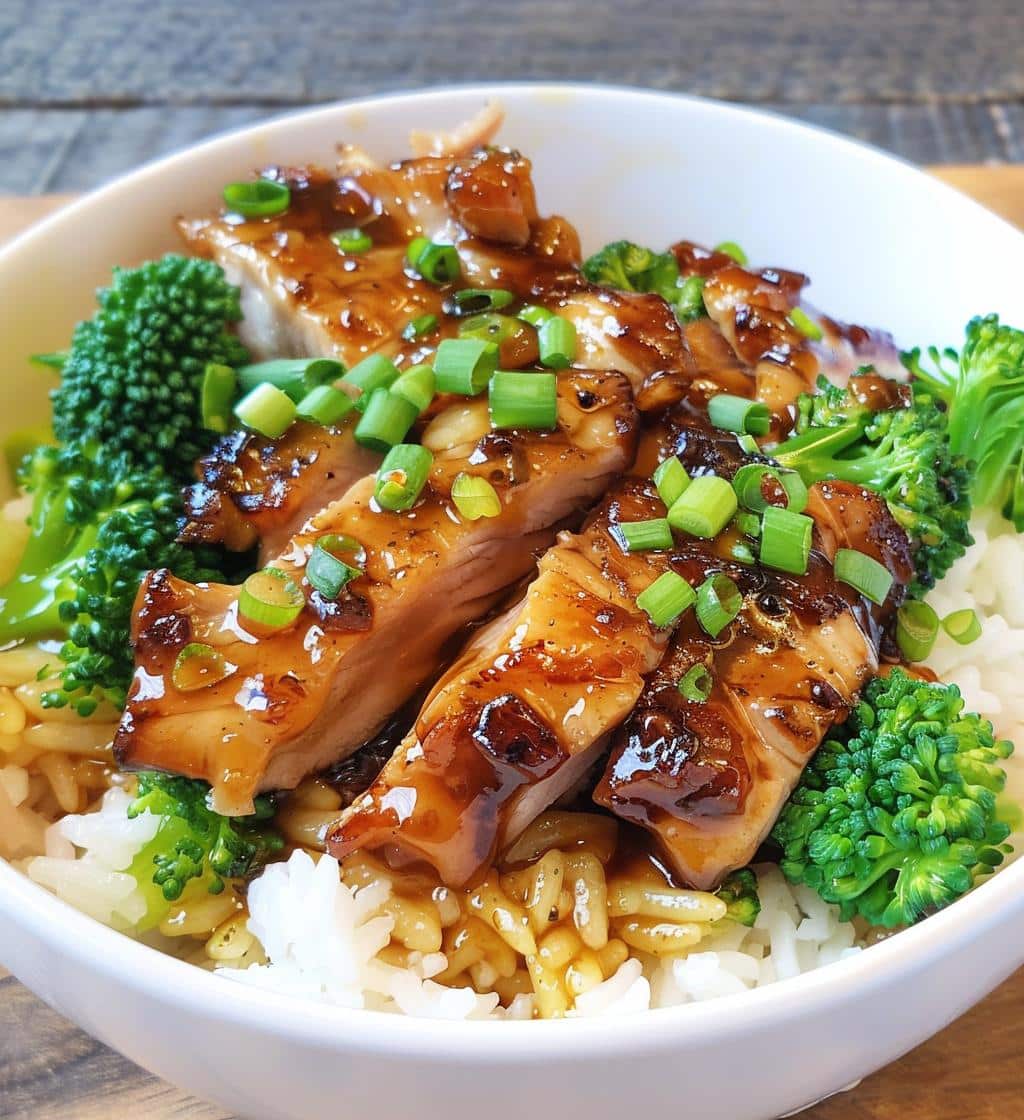 Honey Garlic Pork Rice Bowl - detail 1