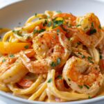 Jamaican Shrimp Pasta