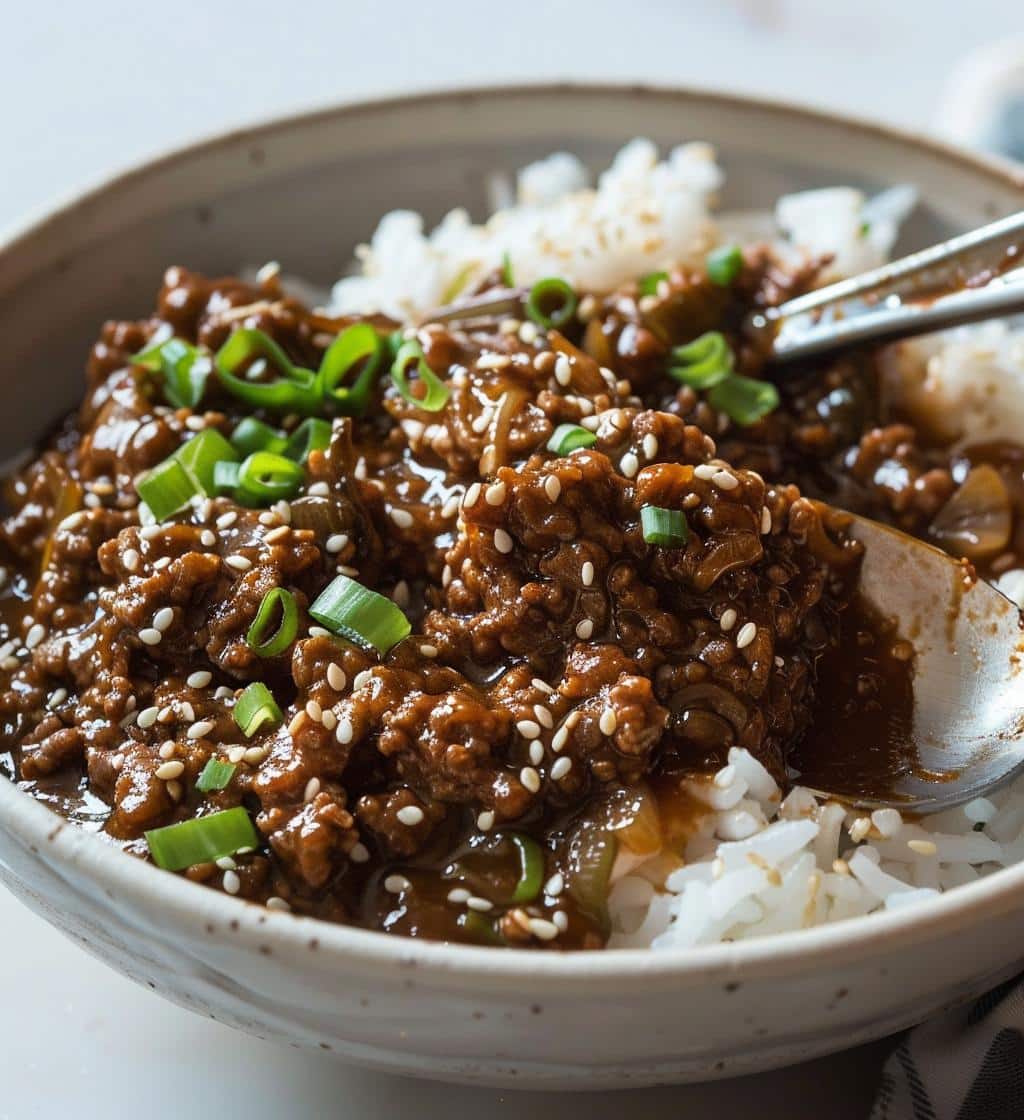Korean Ground Beef Bowl
