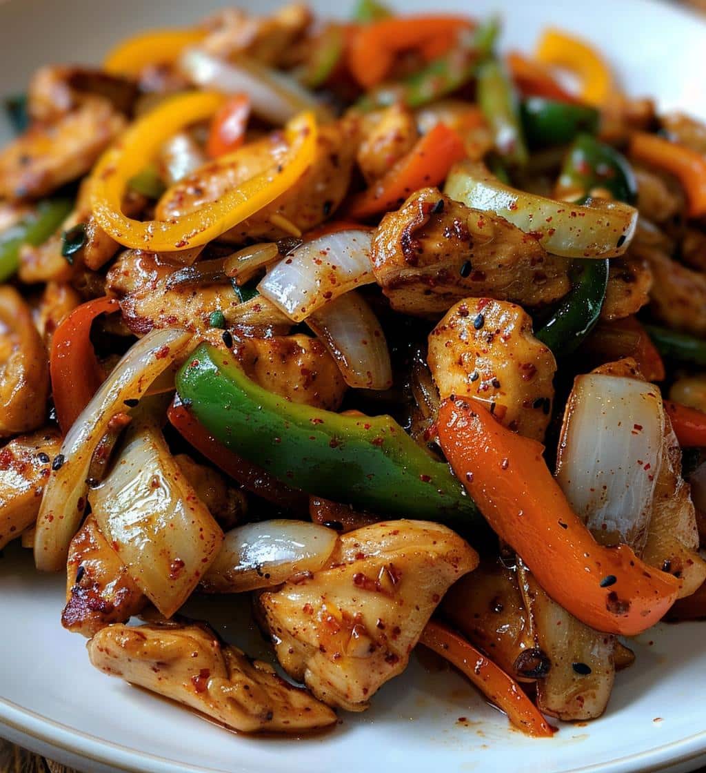 Korean Spicy Chicken Stir Fry