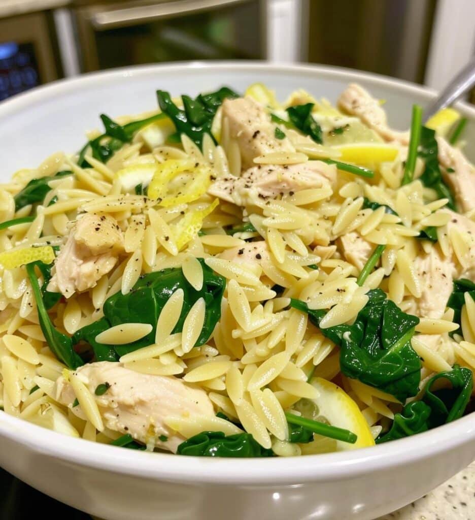 Lemon Chicken Orzo