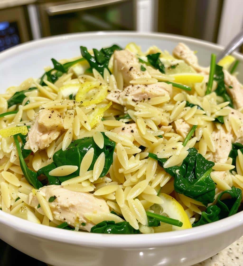 Lemon Chicken Orzo