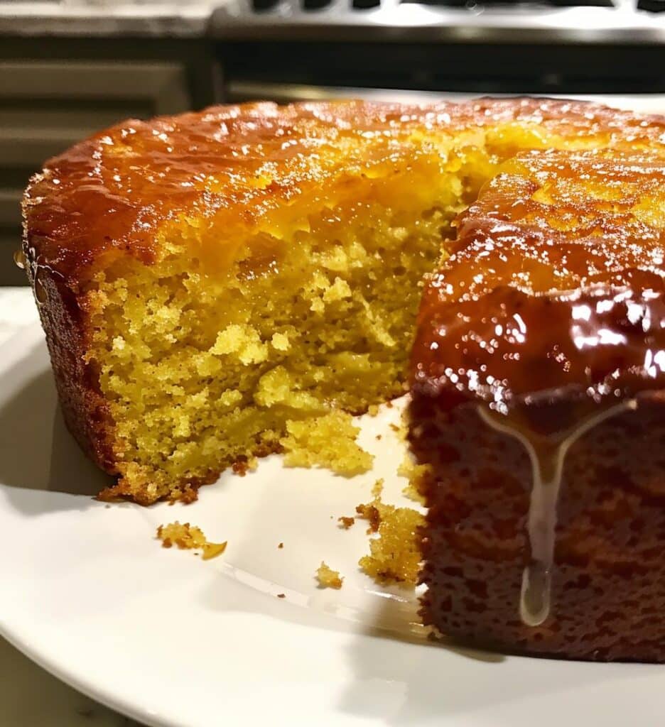 Lemon Ginger Date Cake