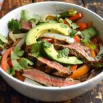 Low Carb Steak Fajita Bowl