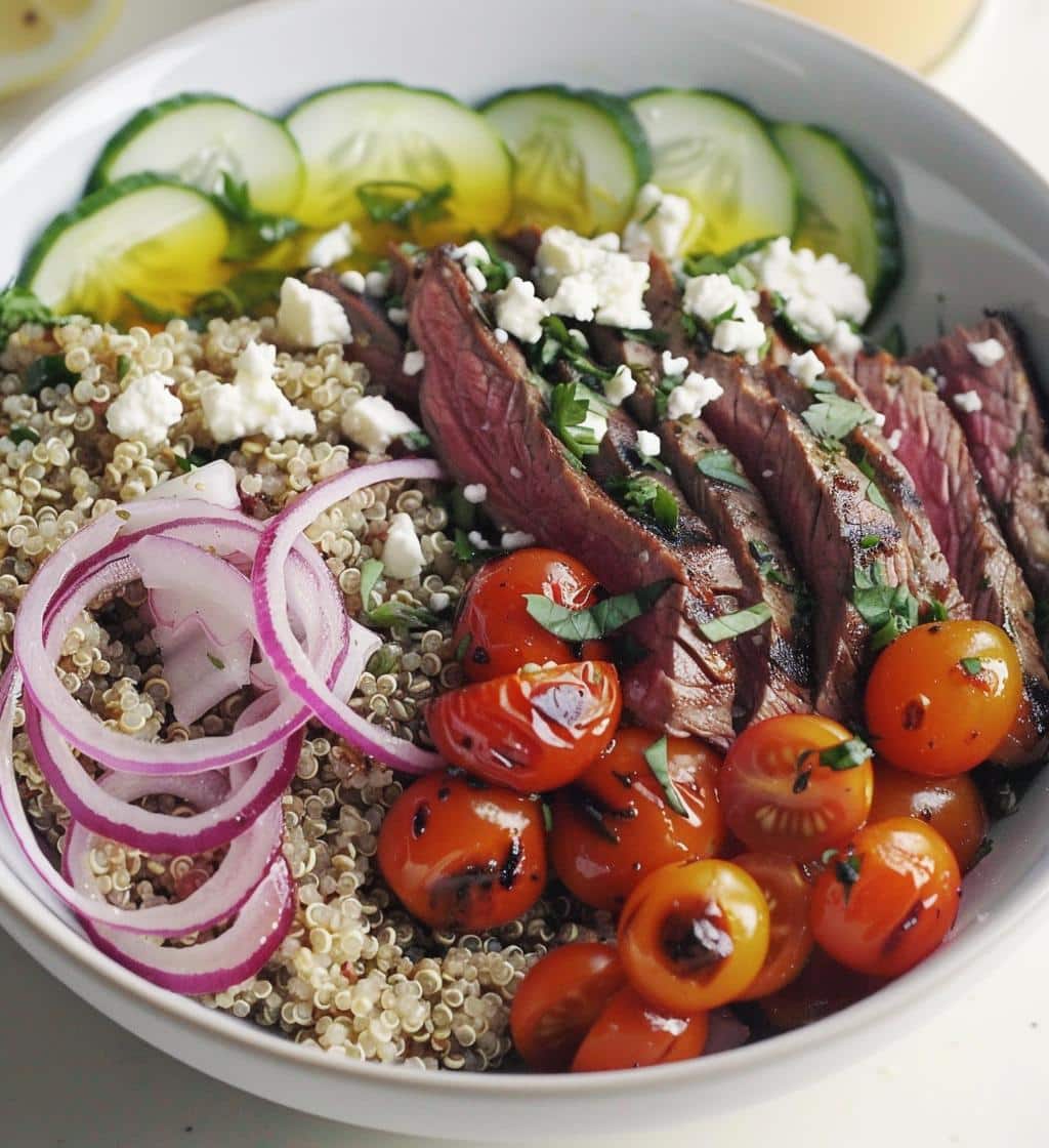 Mediterranean Steak Bowls