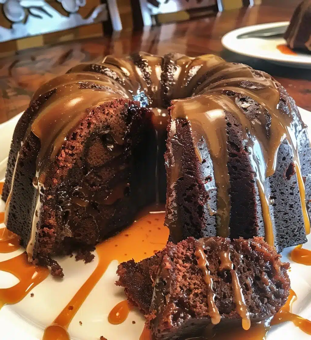 Molasses Date Bundt with Orange Drizzle - detail 1