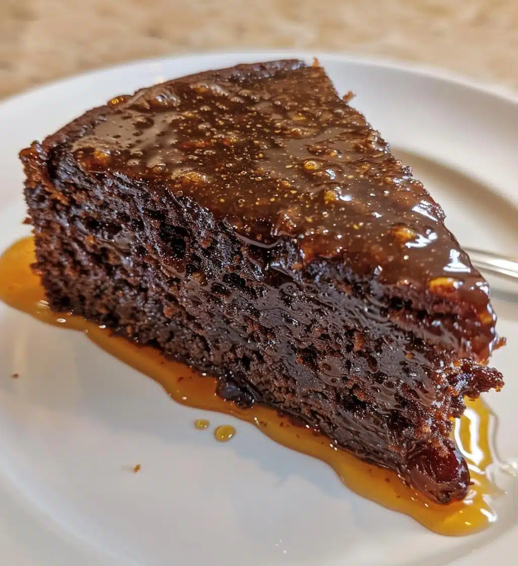 Molasses Date Cake with Orange Syrup - detail 1