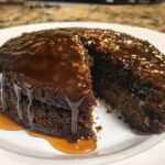 Molasses Date Cake with Orange Syrup
