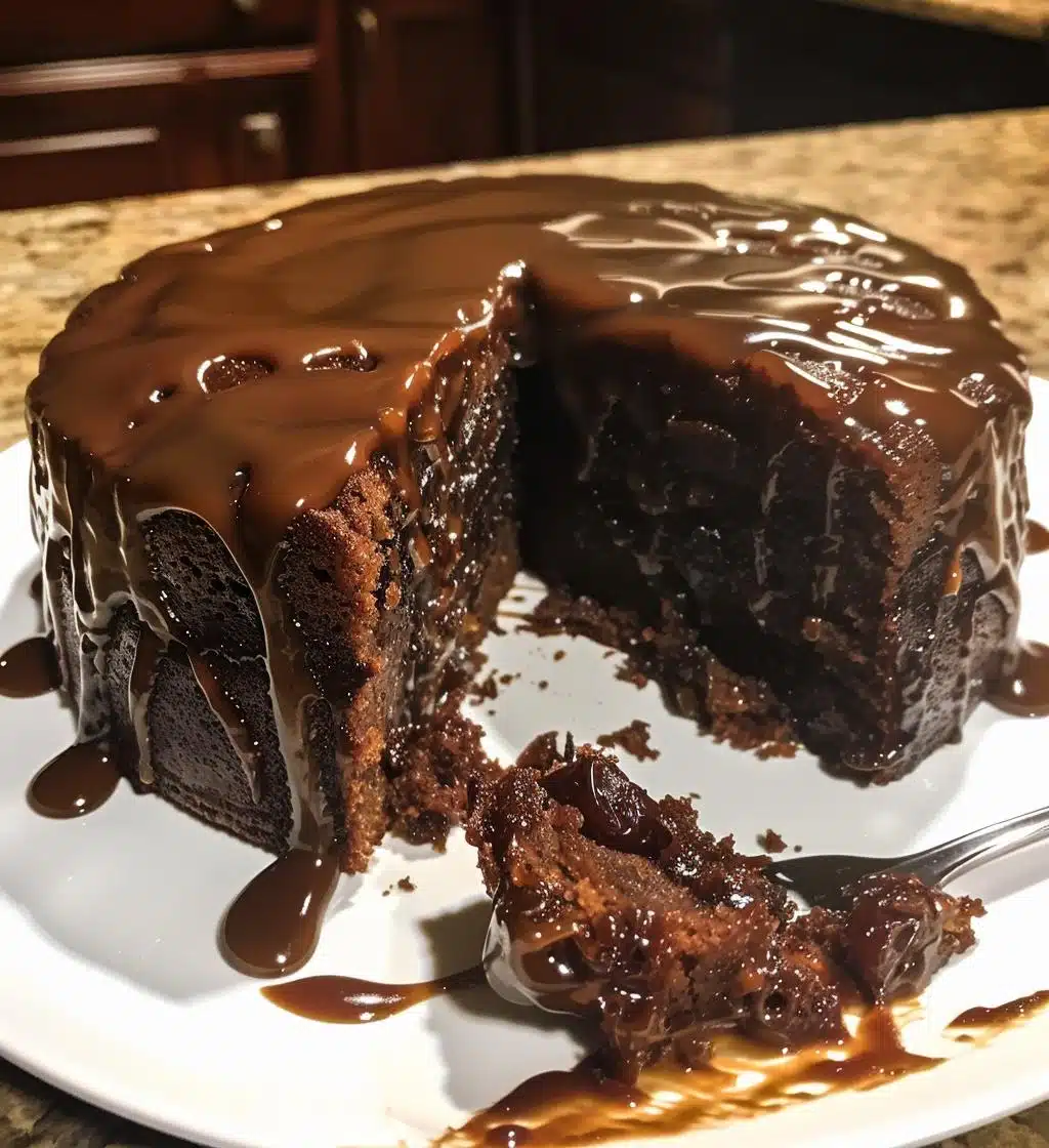 Molasses Date & Cinnamon Glaze Cake - detail 1