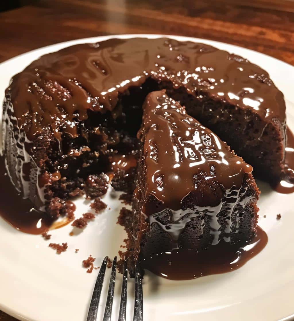 Molasses Date & Cinnamon Glaze Cake