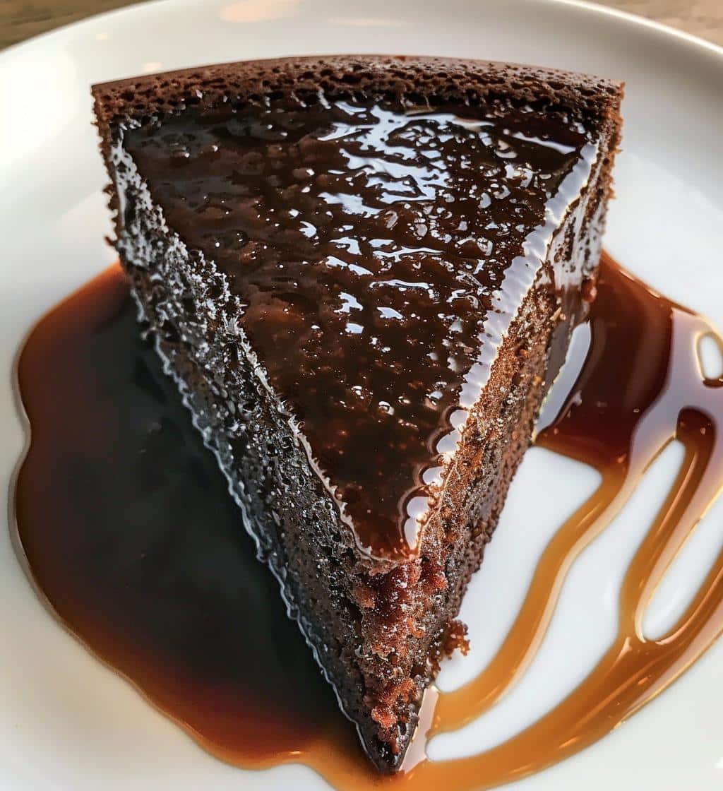 Old British Black Treacle Sponge - detail 1