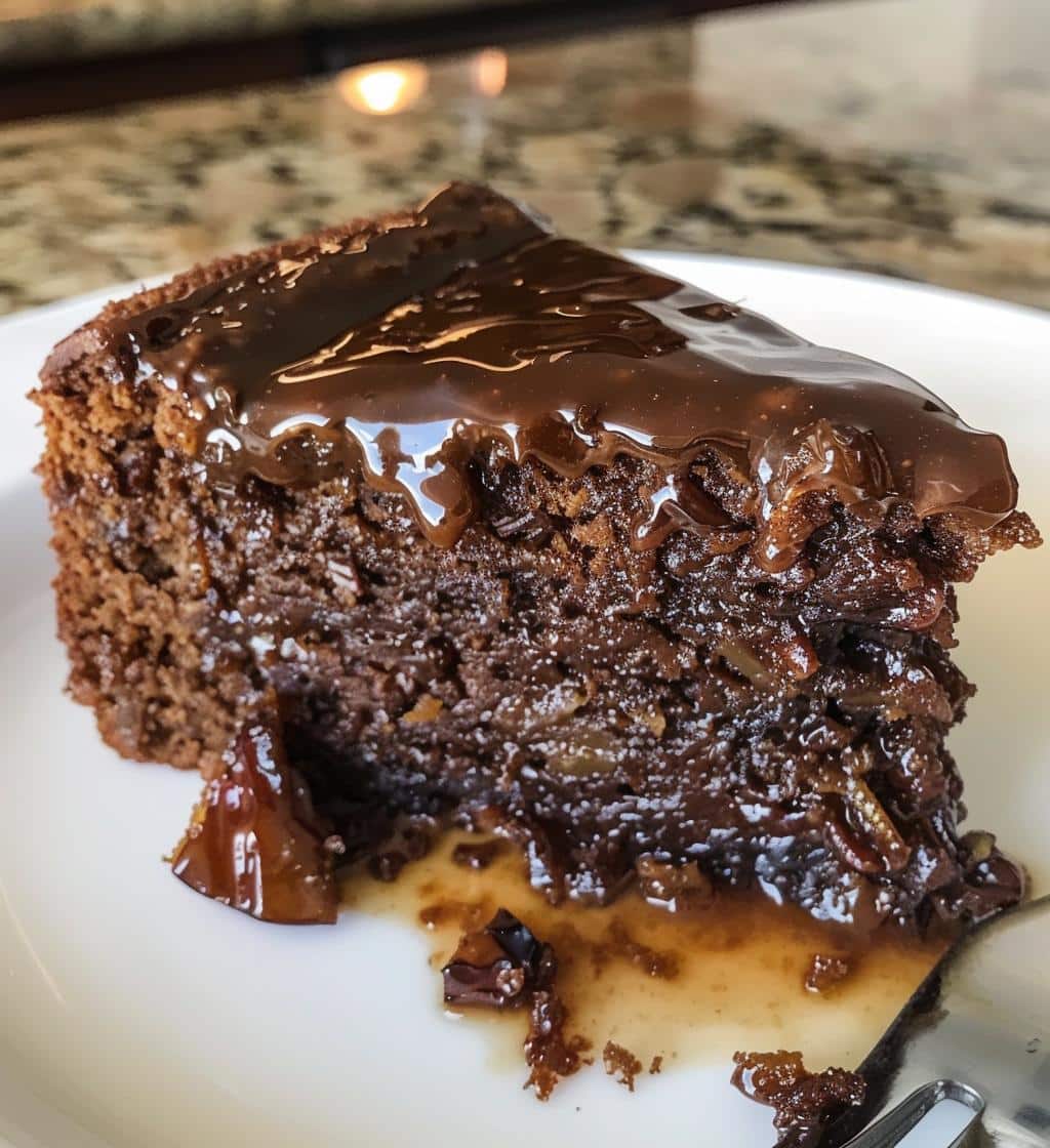 Old English Sticky Ginger Date Cake