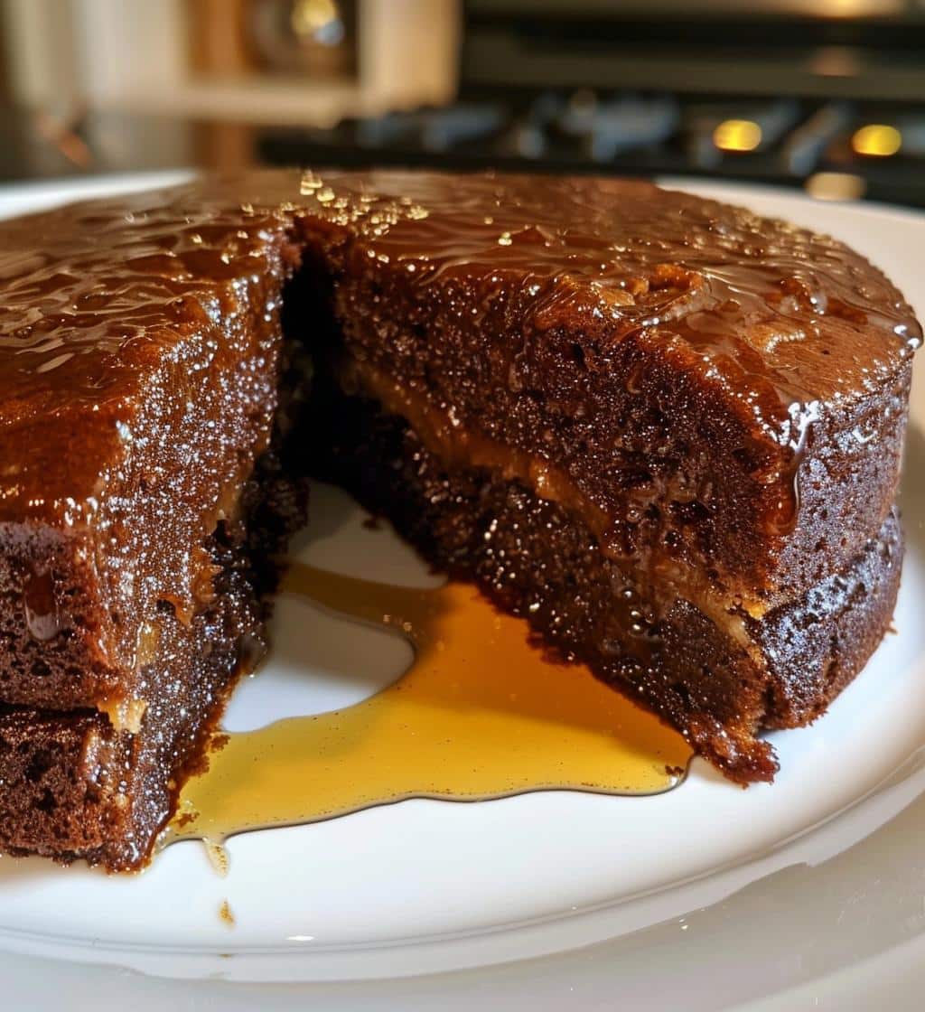 Old-Fashioned English Treacle Cake with Orange Syrup - detail 1
