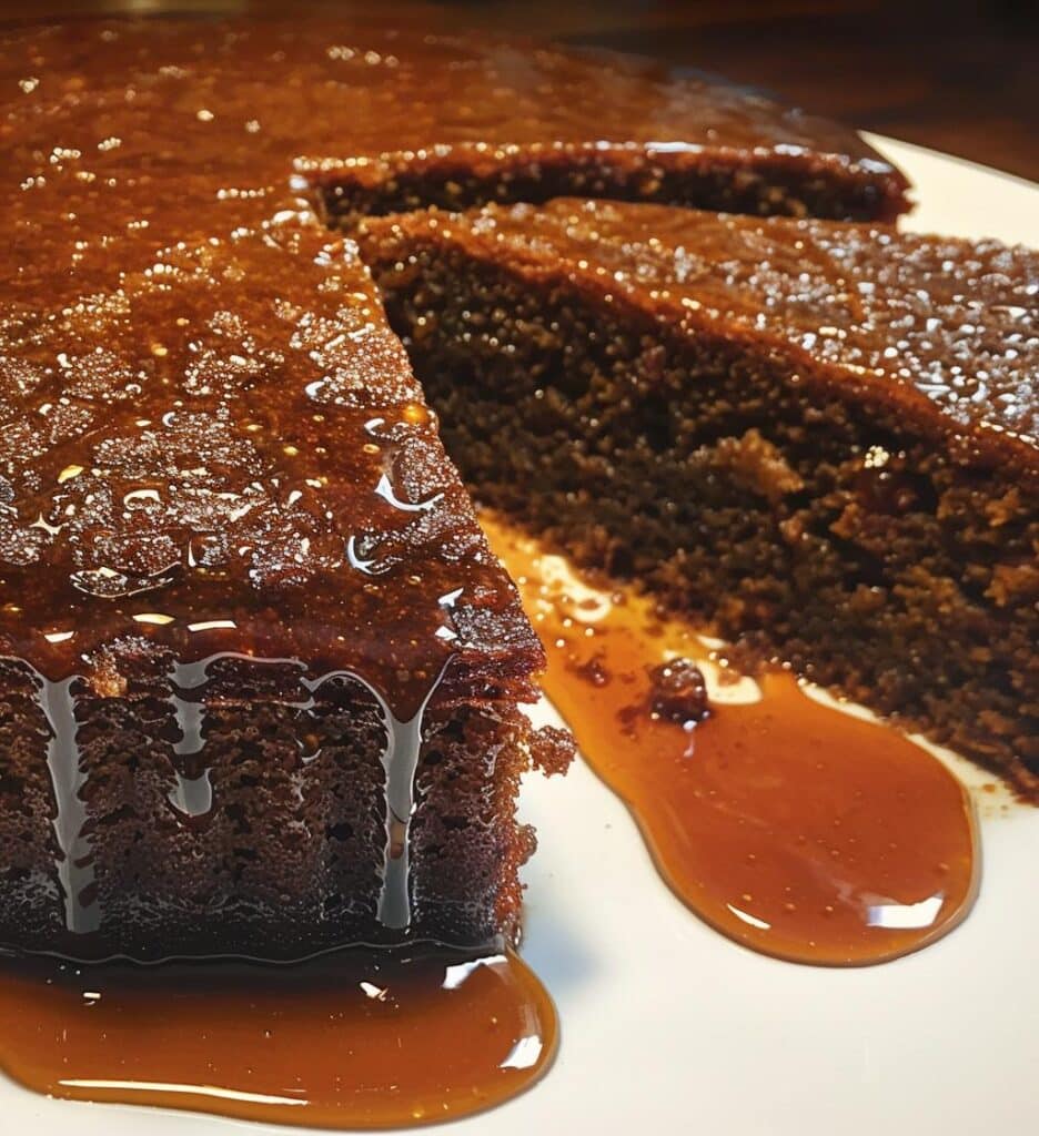 Old-Fashioned English Treacle Cake with Orange Syrup