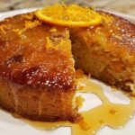Orange Cardamom Date Cake with Syrup