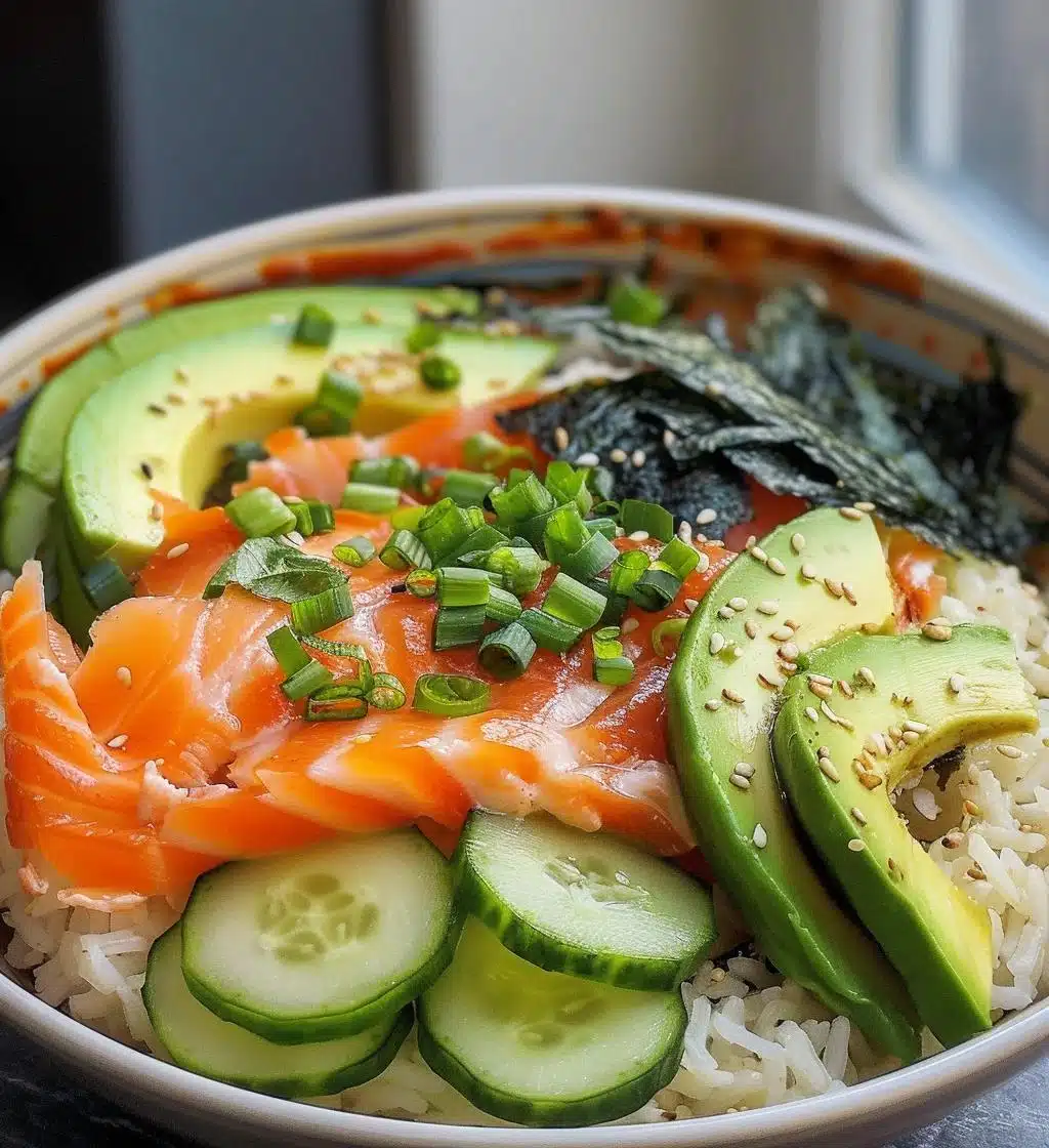 Salmon Rice Bowl - detail 1