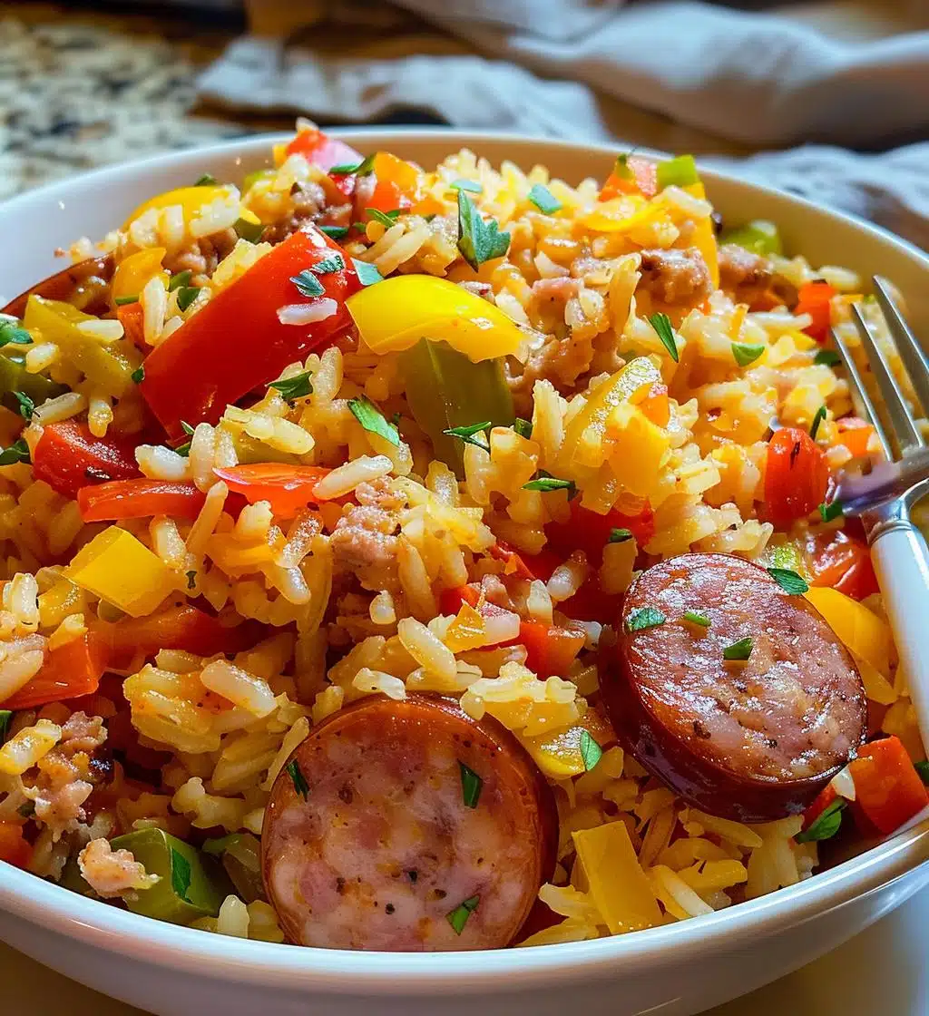 Sausage and Rice - detail 1