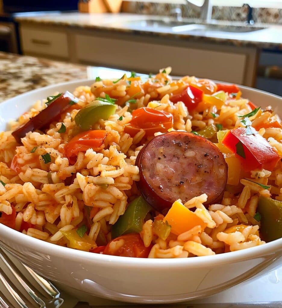 Sausage and Rice