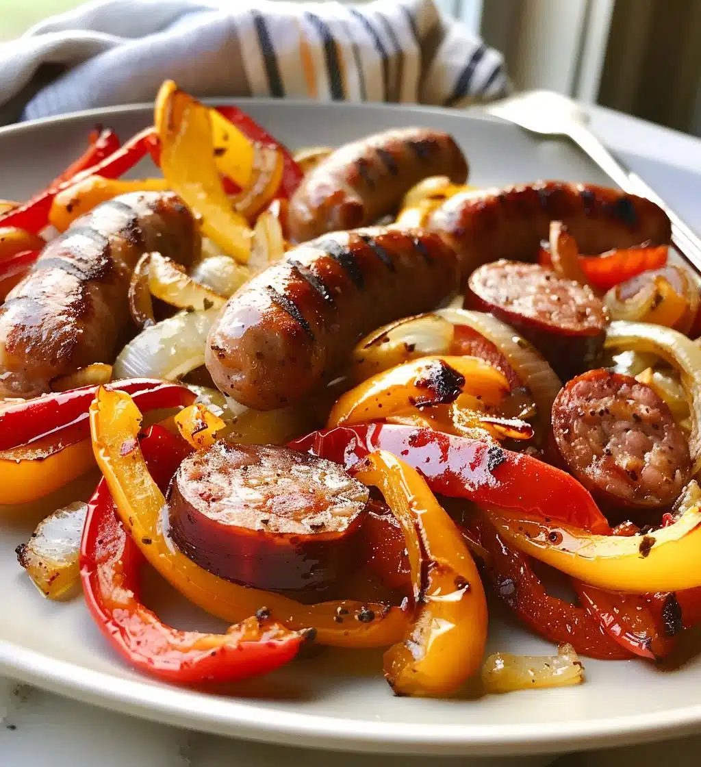 Sheet Pan Sausage and Peppers - detail 1