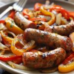Sheet Pan Sausage and Peppers
