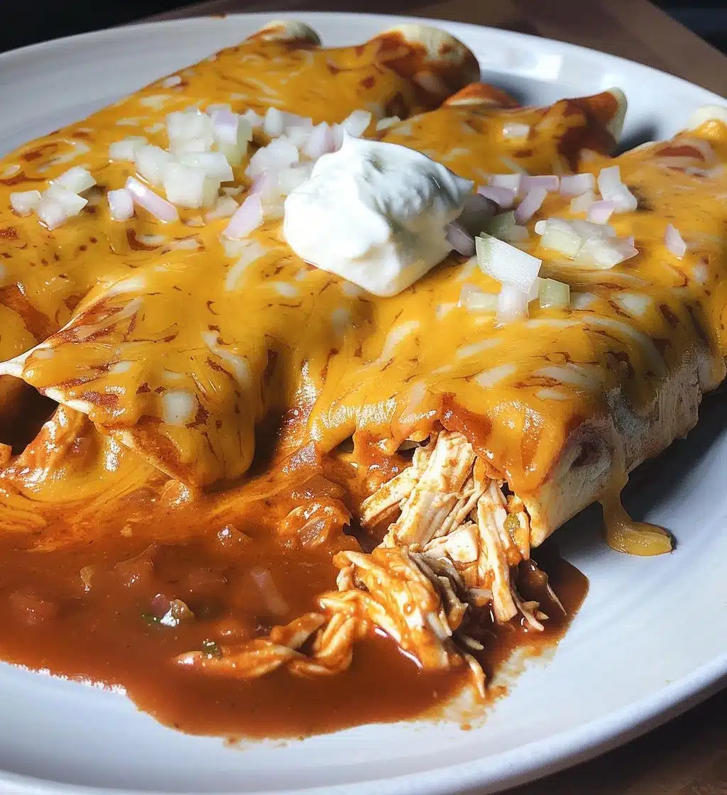 Shredded Chicken Enchiladas - detail 1
