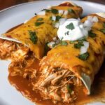 Shredded Chicken Enchiladas