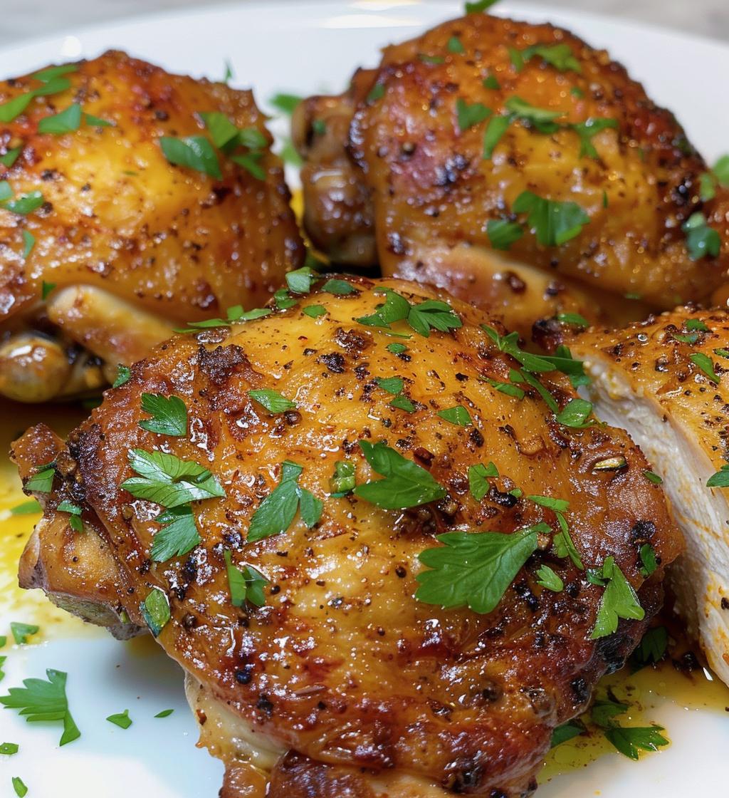 Skillet Chicken Thighs