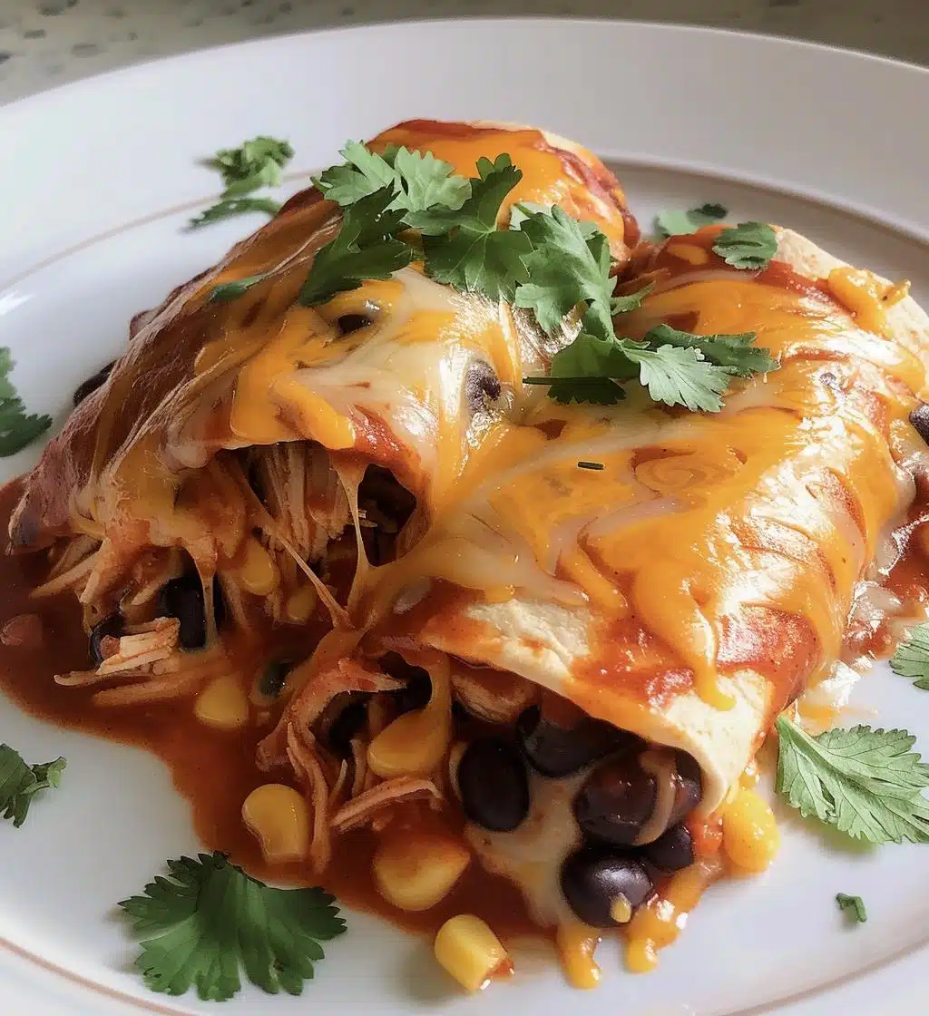 Slow Cooker Chicken Enchiladas - detail 1