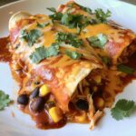 Slow Cooker Chicken Enchiladas