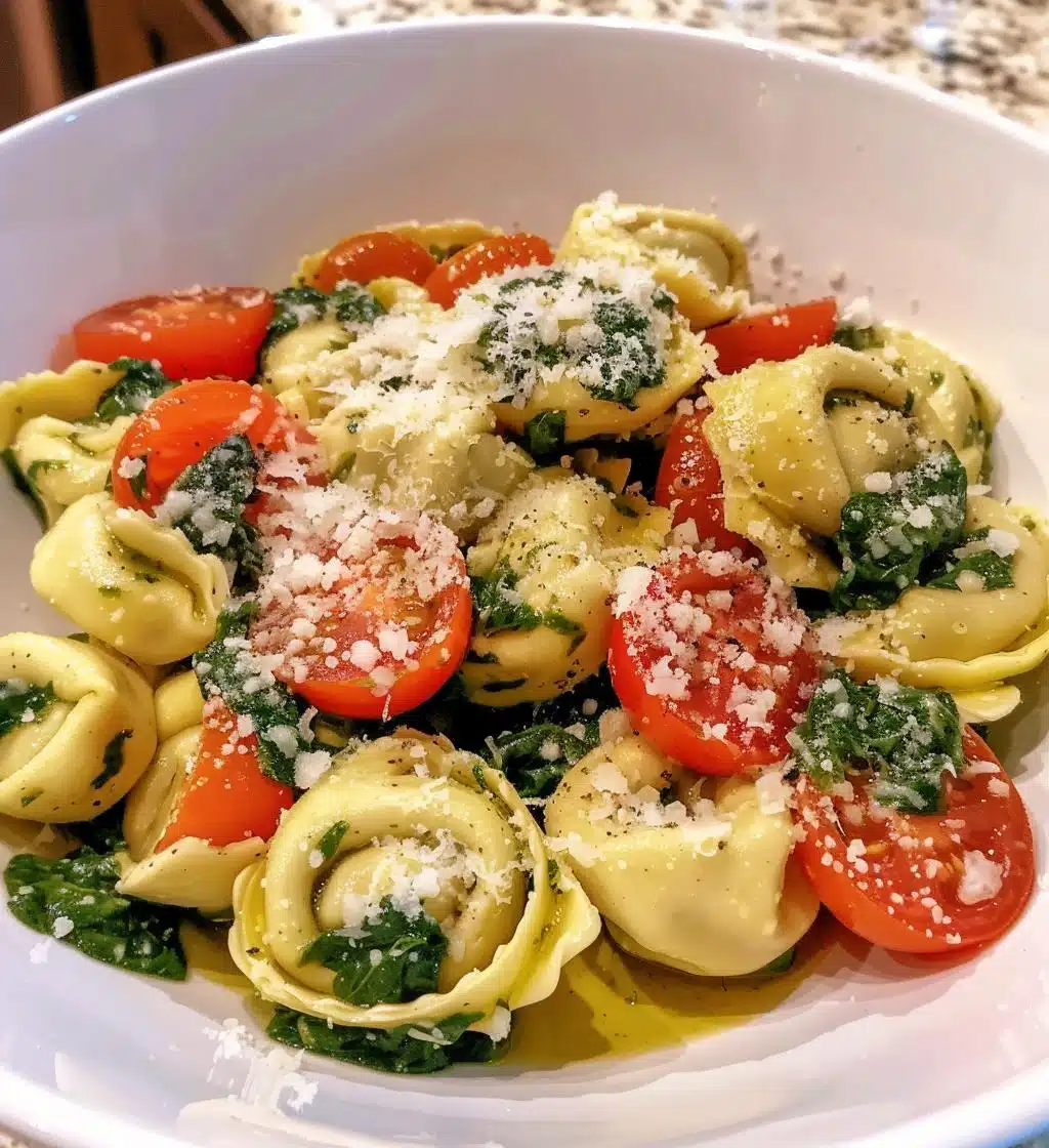 Spinach Tomato Tortellini - detail 1
