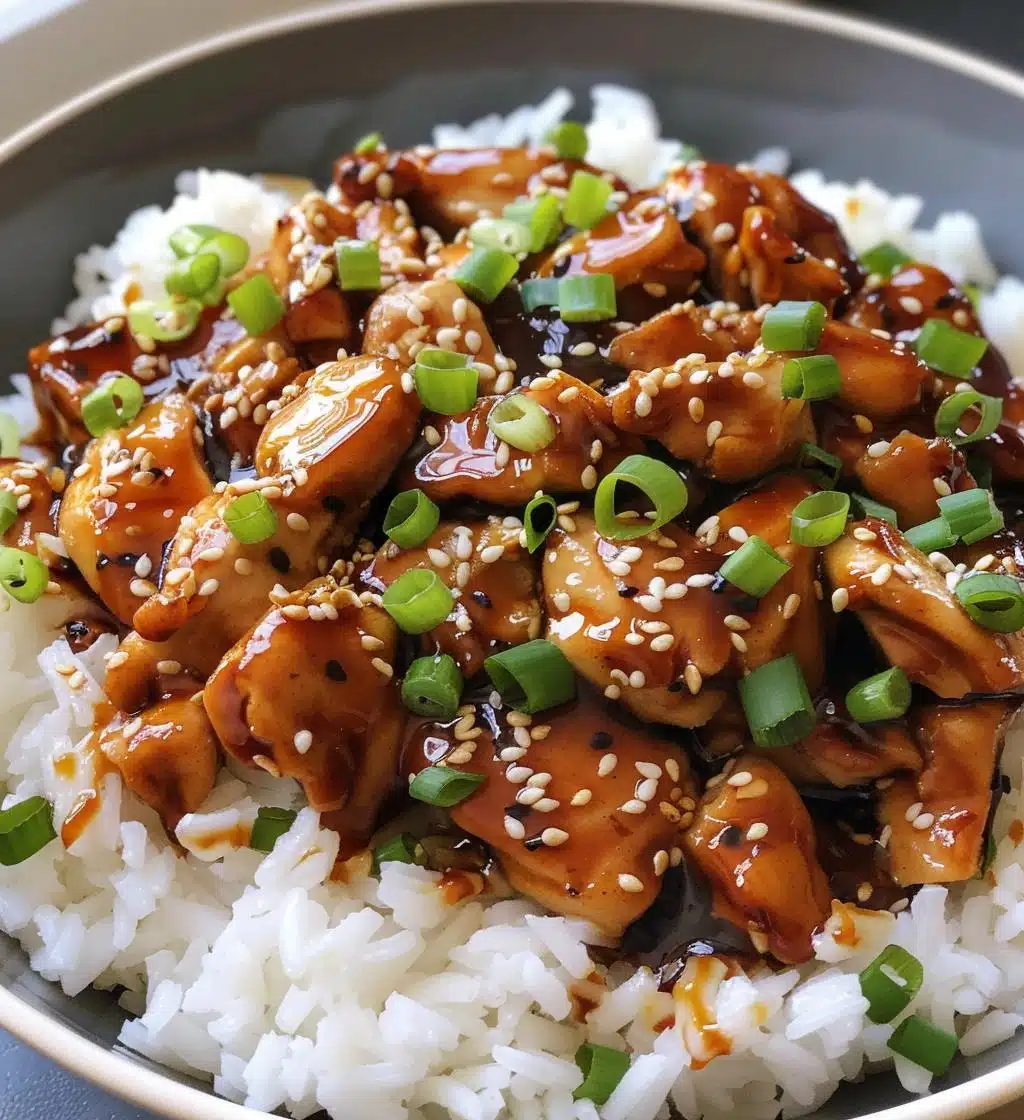 Sticky Chicken Bowls - detail 1