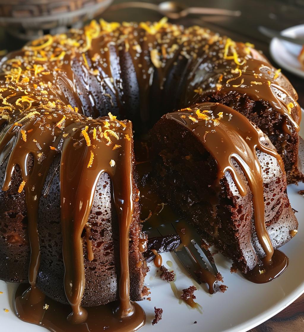 Sticky Date & Citrus Bundt Cake - detail 1