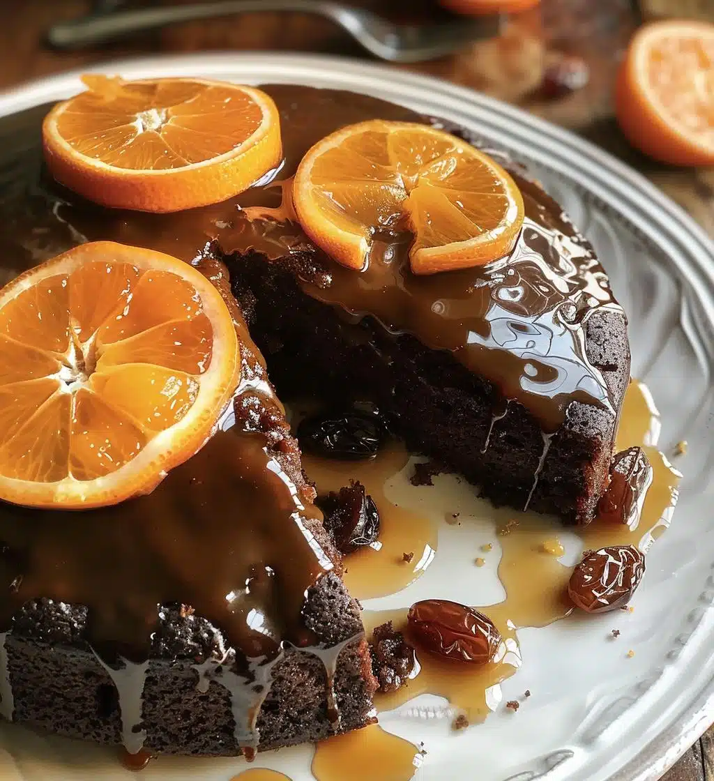 Sticky Date & Clementine Winter Cake - detail 1