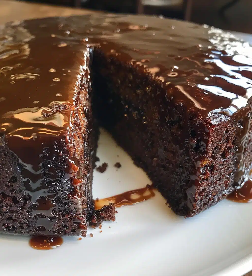 Sticky Date & Muscovado Cake with Citrus Glaze - detail 1