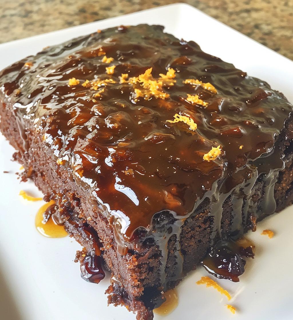 Sticky Date & Orange Traybake