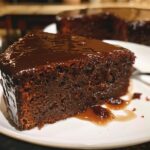 Sticky Ginger Date Cake with Citrus Glaze