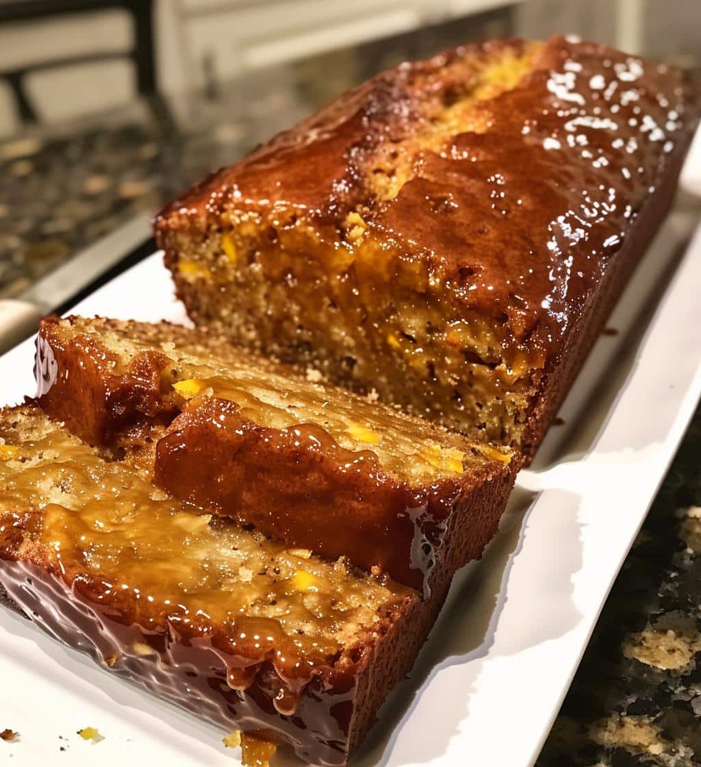 Sticky Treacle Citrus Loaf - detail 1