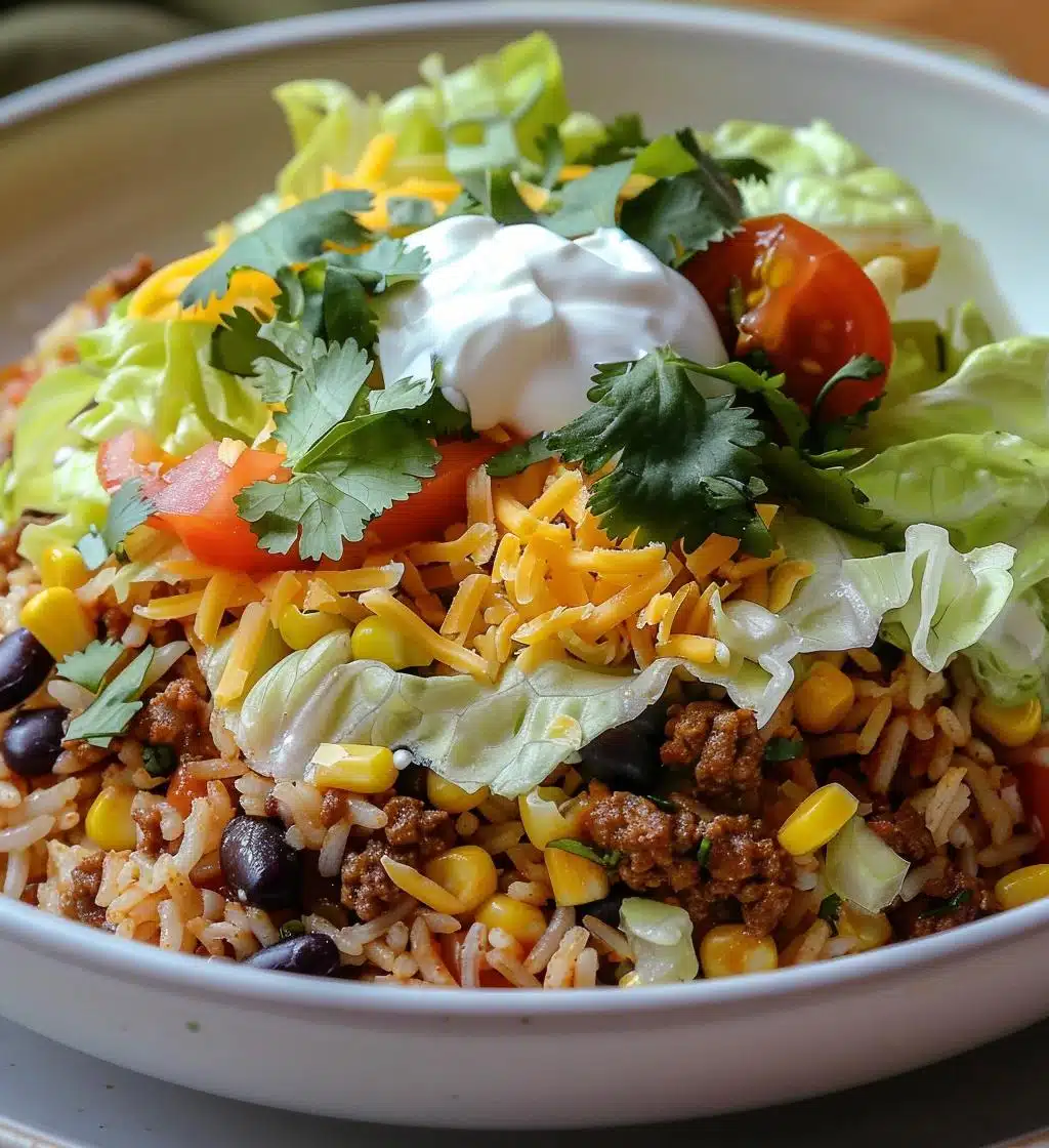 Taco Rice Bowl - detail 1