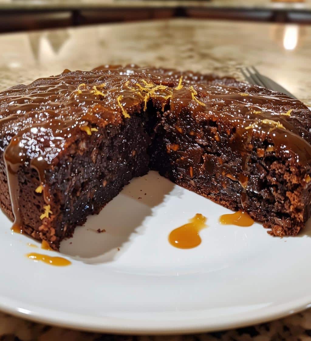 Treacle Fig Cake with Orange Zest Drizzle - detail 1