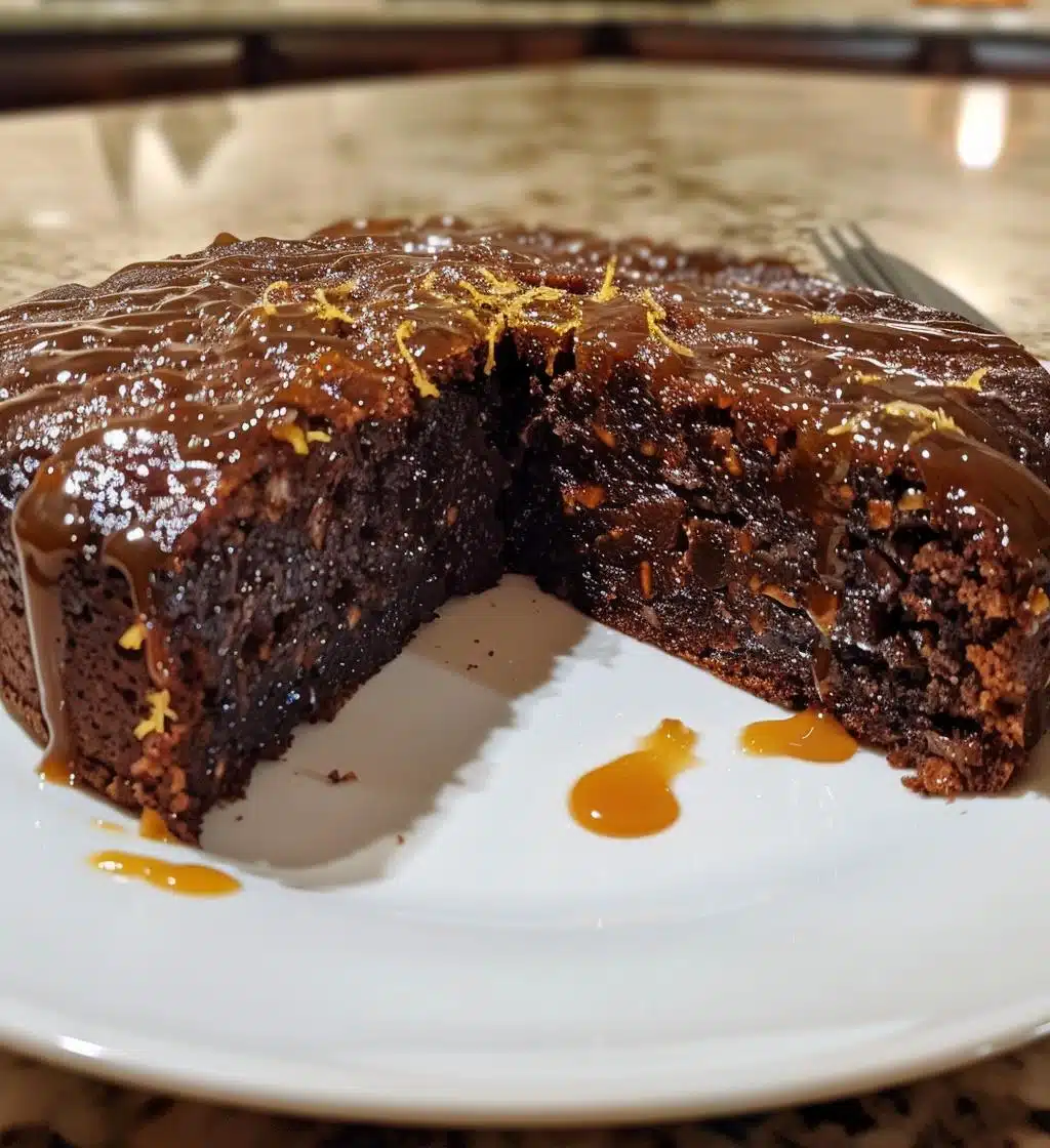 Treacle Fig Cake with Orange Zest Drizzle - detail 1