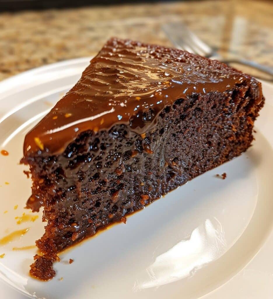 Treacle Ginger Cake with Orange Drizzle