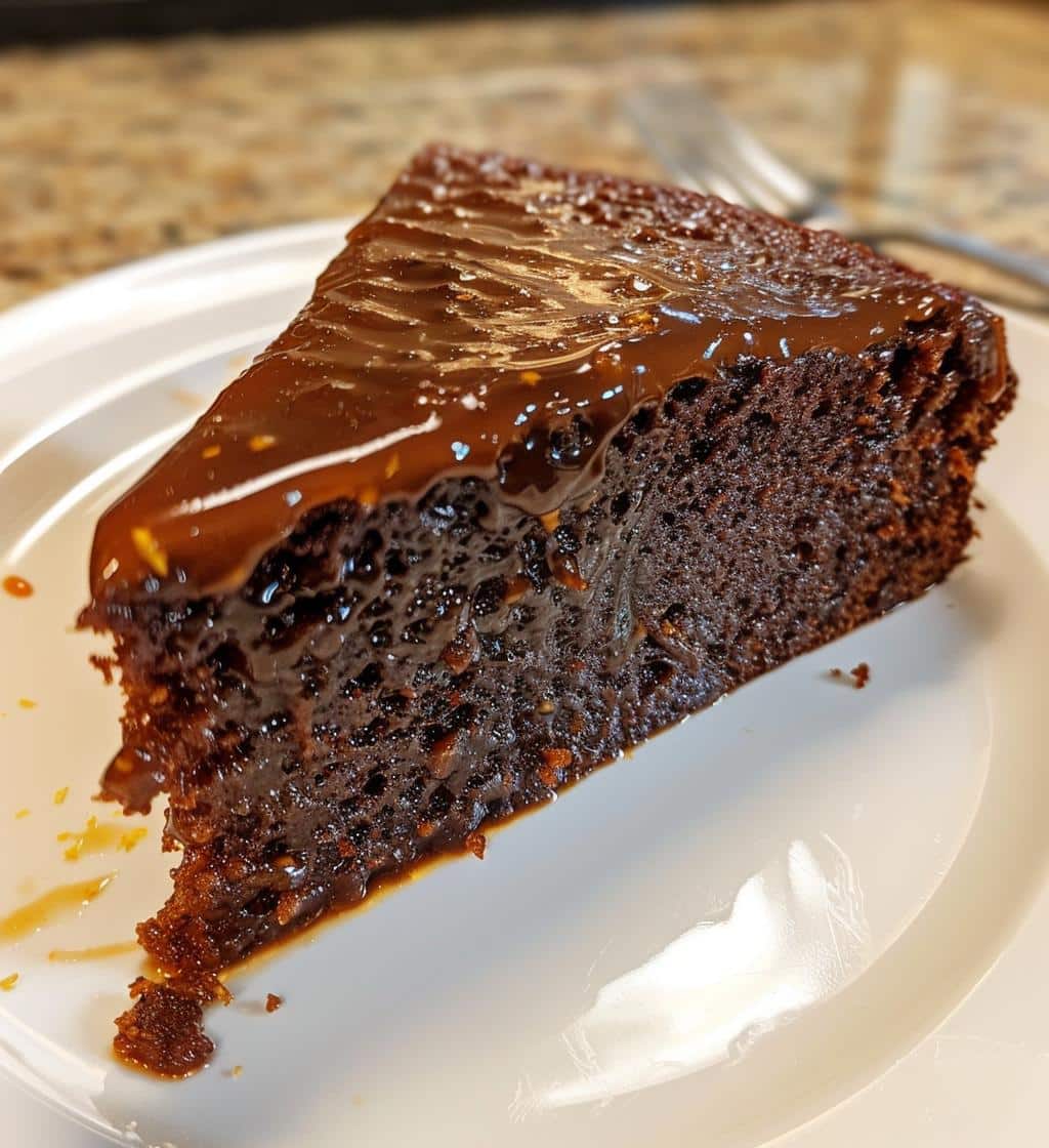 Treacle Ginger Cake with Orange Drizzle