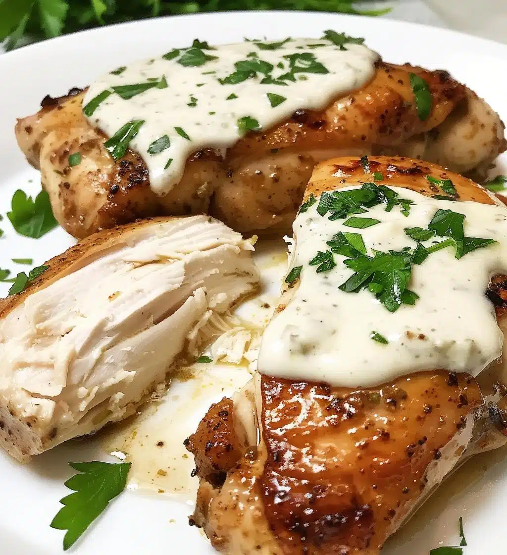 Turkish Chicken with White Sauce - detail 1