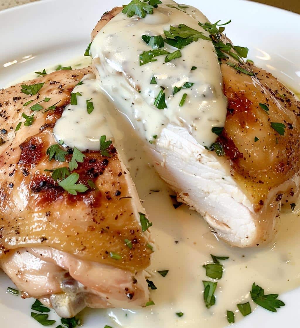 Turkish Chicken with White Sauce
