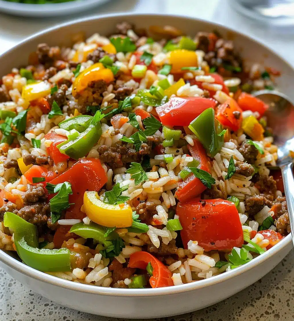 Unstuffed Pepper Skillet - detail 1