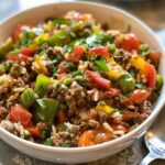 Unstuffed Pepper Skillet